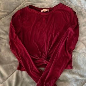Crop top long sleeve